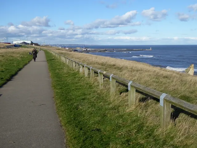 Durham Coast Path at Seaham Harbour