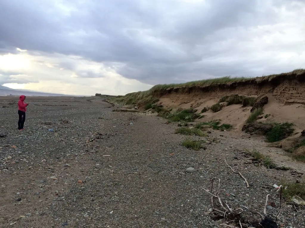 Allonby beach and sand dunes