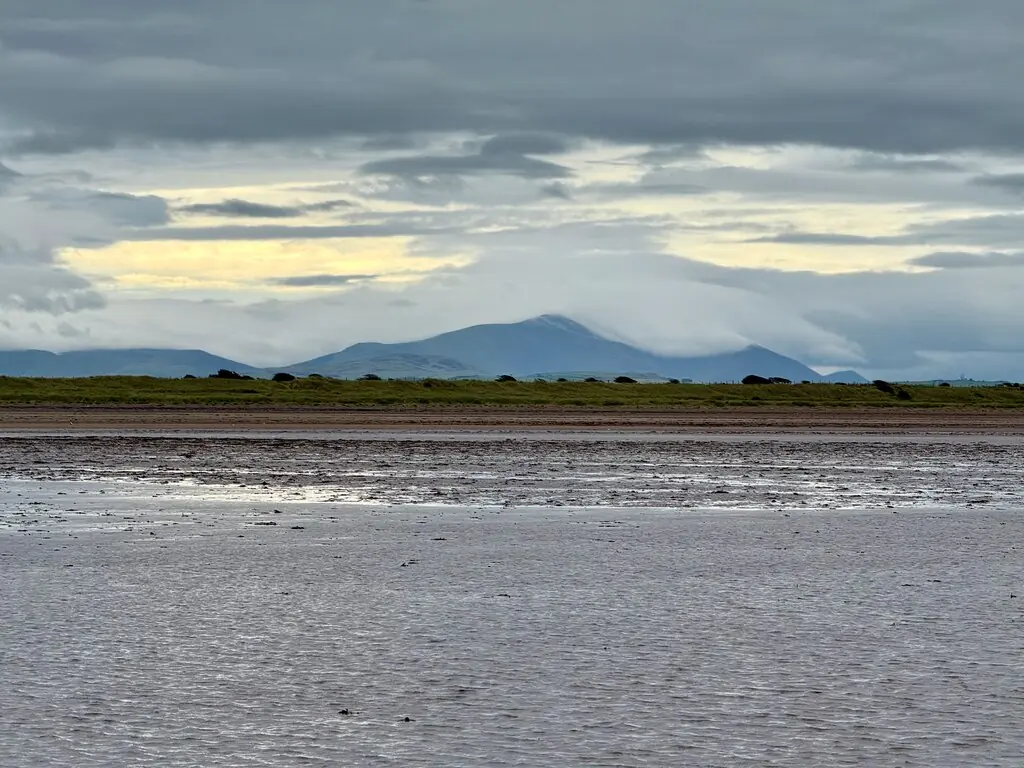 Low Cloud over Skiddaw, Viewed from Silloth Beach