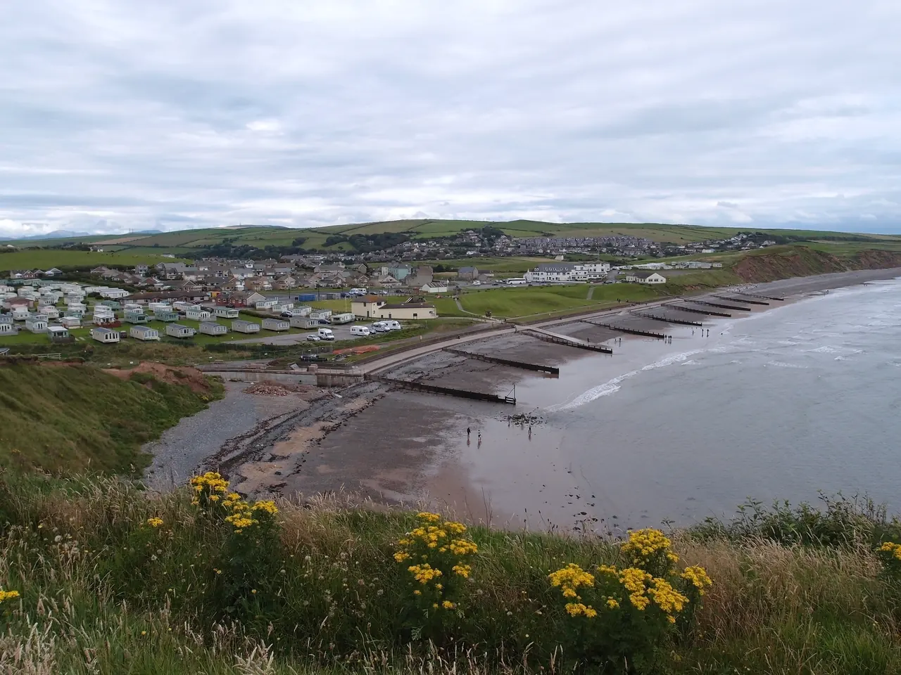 St Bees, Cumbria: Camp site, Hotel and Bay