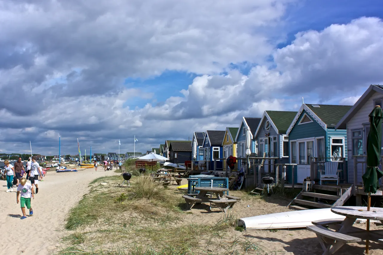 Beach Huts, Mudeford Sandbank