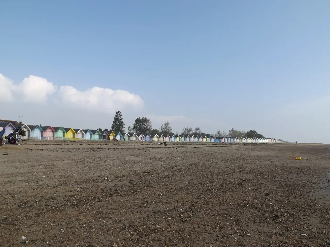 Beach Huts on West Mersea Beach
