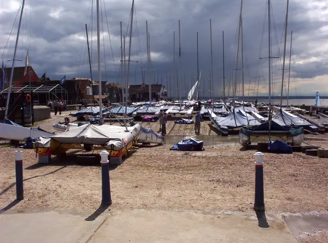 Whitstable beach Summer storm brewing