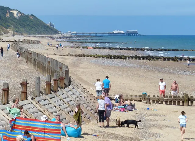 The beach west of Overstrand