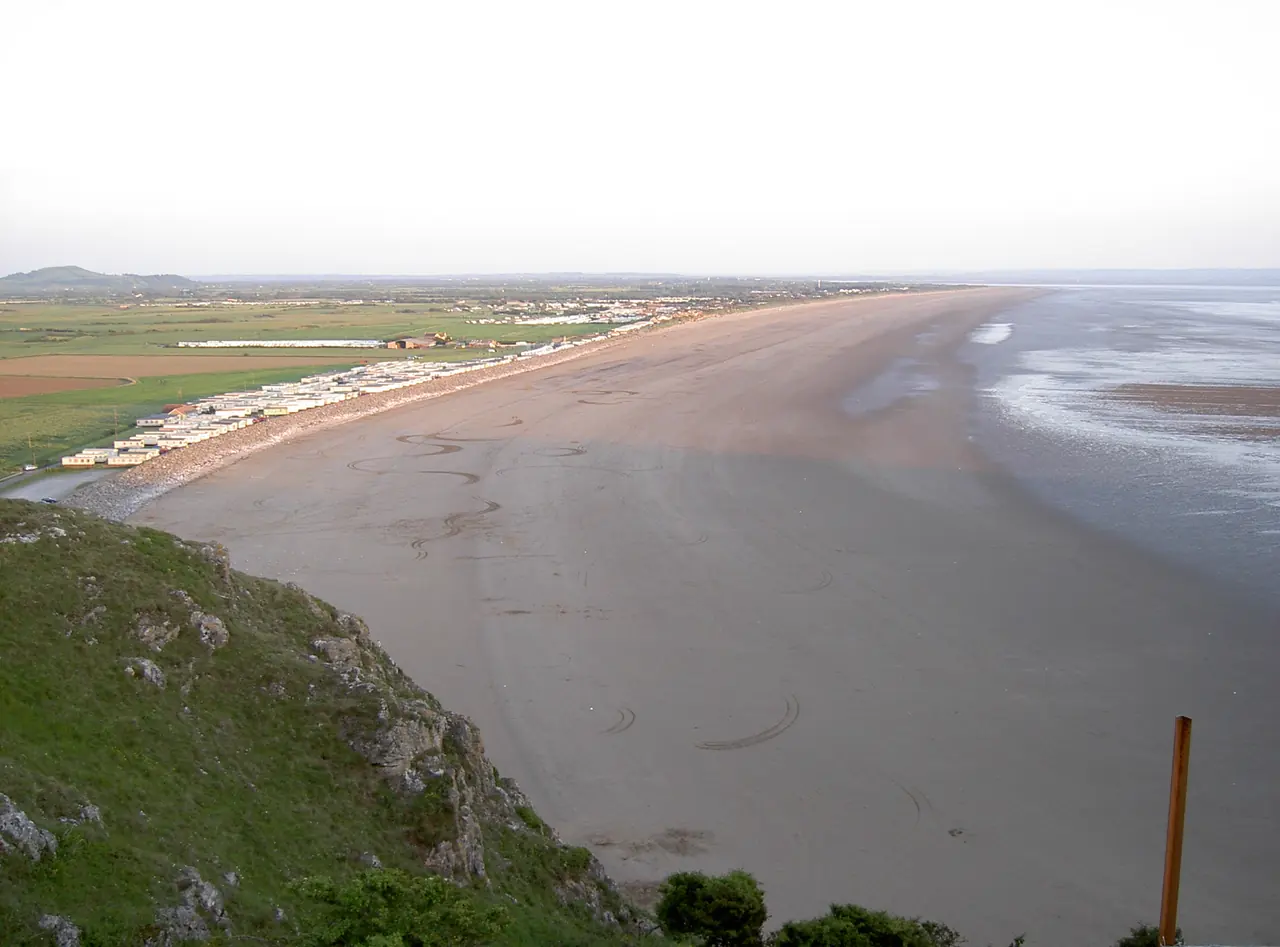 Brean Sands from Brean Down