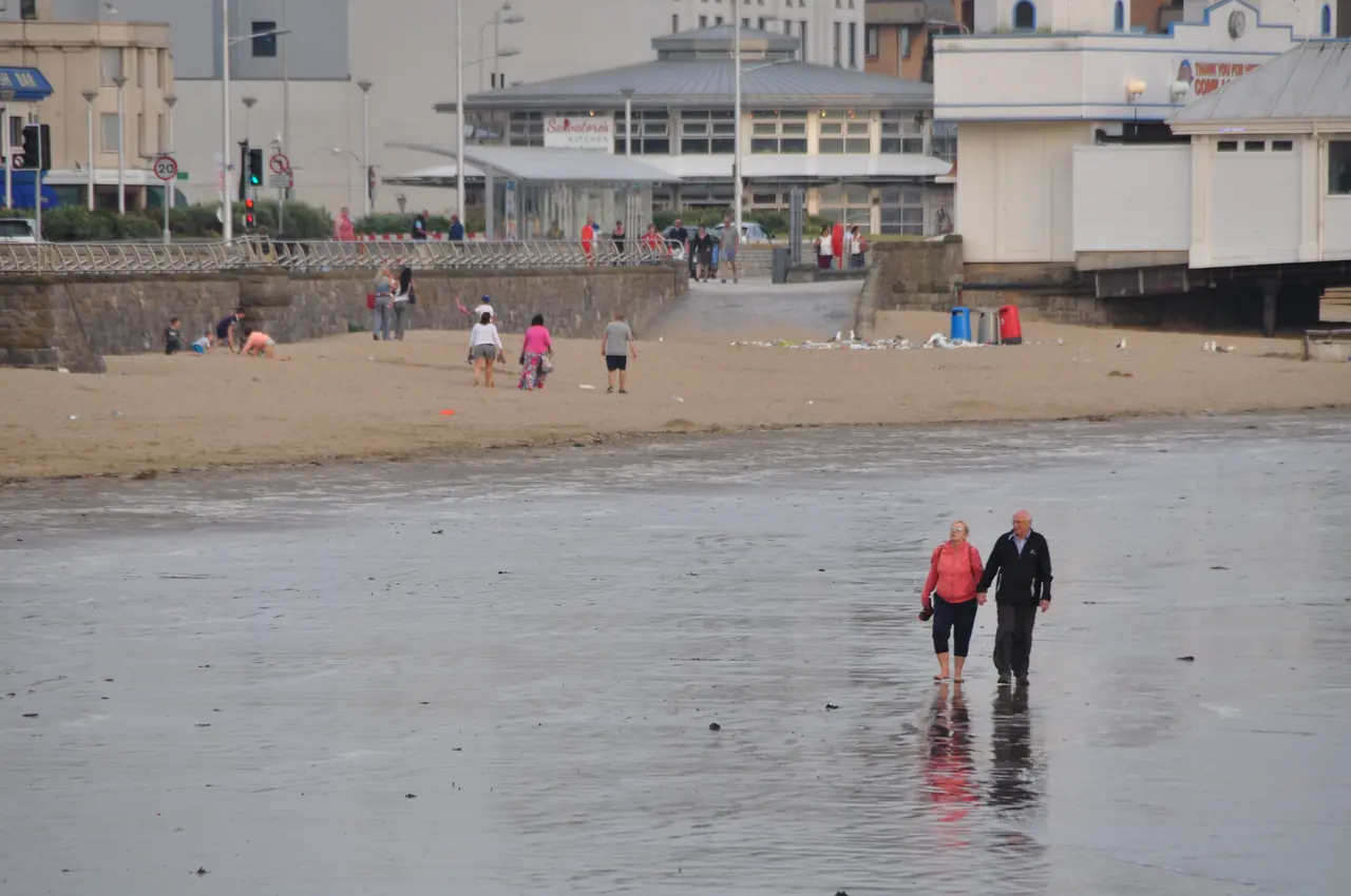 Weston-Super-Mare : Sandy Beach