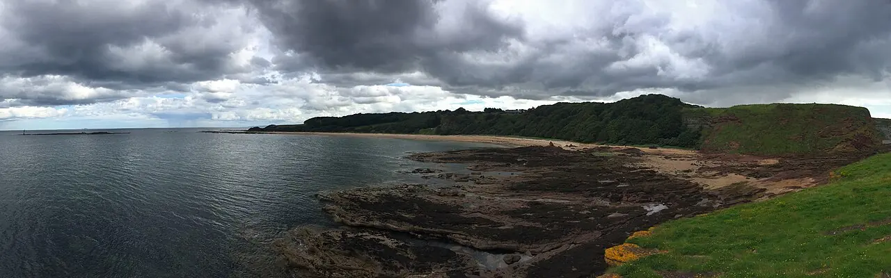 The shore at Seacliff Beach, North Berwick, East Lothian.
