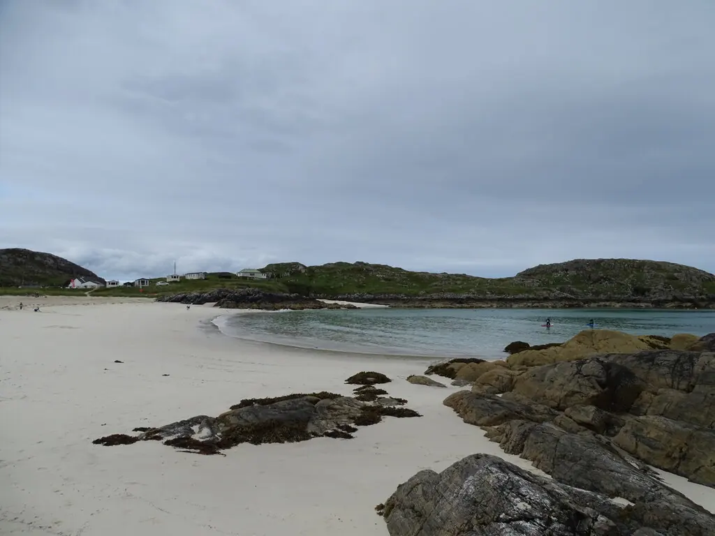 The shore at Achmelvich Beach, Lochinver, Highland.