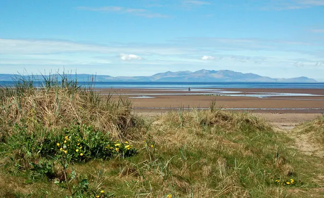 The shore at Barassie Beach, Troon, South Ayrshire.
